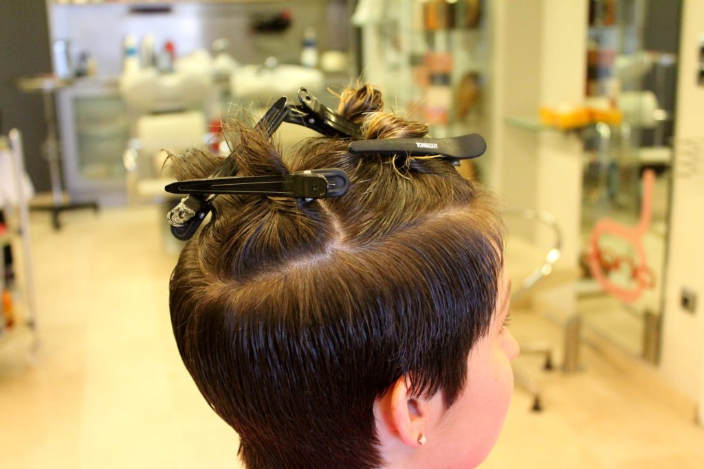 Pelo corto, look sirena