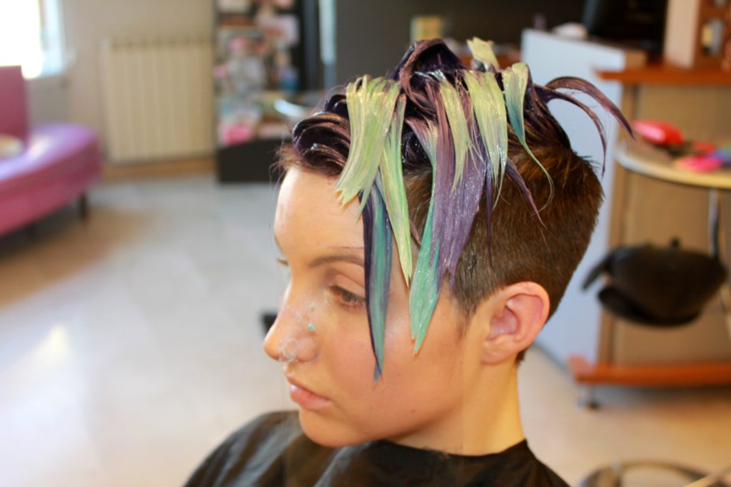 Pelo corto, look sirena