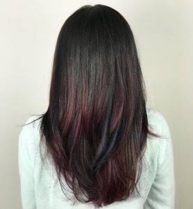 tono de cabello, wine hair